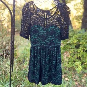 $5 👗 BCX Lace Sweetheart Fit & Flare Dress